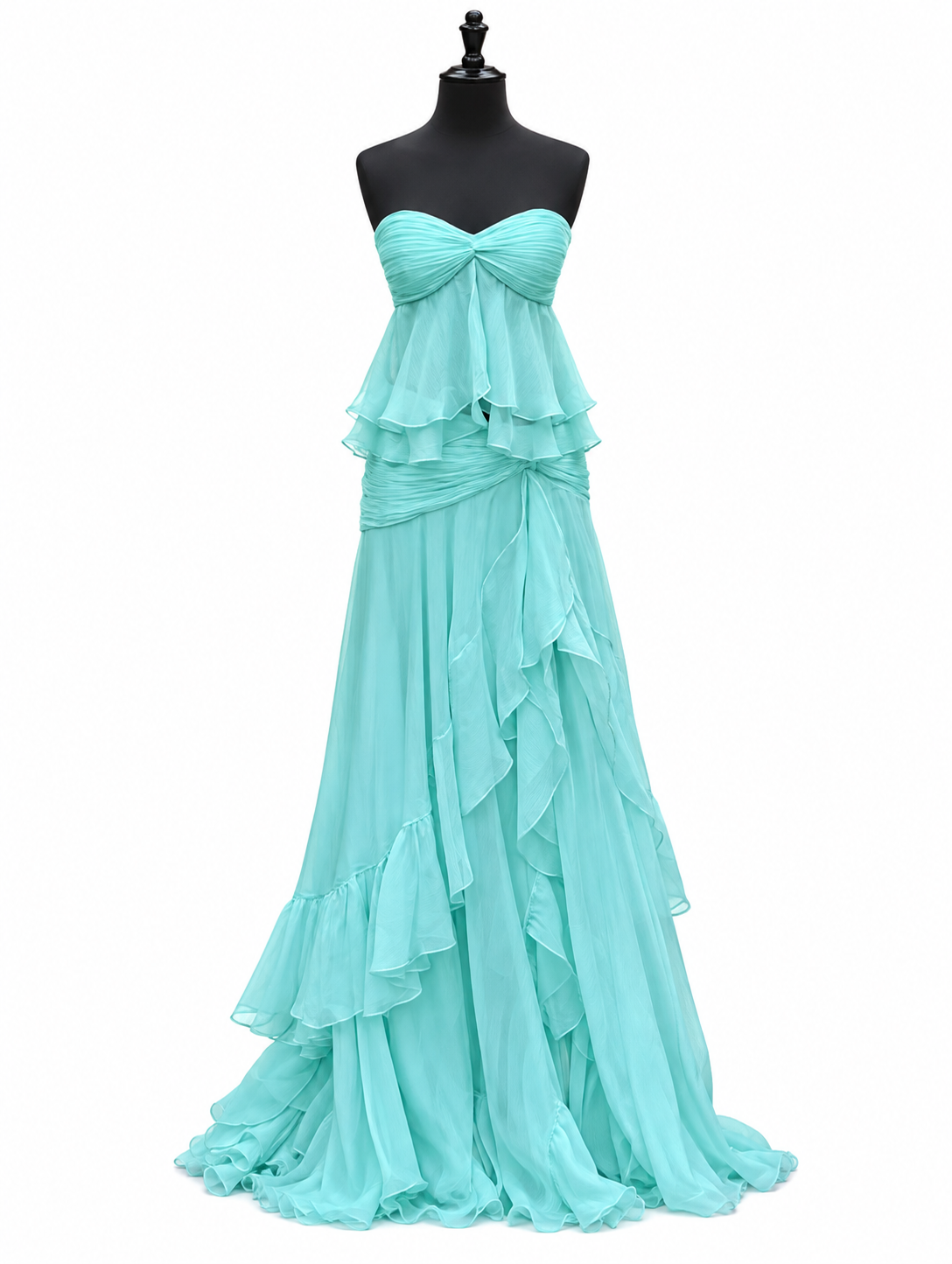 Aqua ruffle set
